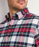 Vineyard Flannel Plaid Shirt in Marshmallow by Vineyard Vines