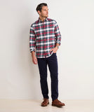 Vineyard Flannel Plaid Shirt in Marshmallow by Vineyard Vines