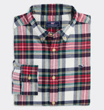 Vineyard Flannel Plaid Shirt in Marshmallow by Vineyard Vines