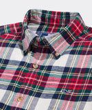 Vineyard Flannel Plaid Shirt in Marshmallow by Vineyard Vines