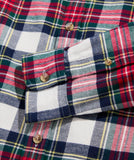 Vineyard Flannel Plaid Shirt in Marshmallow by Vineyard Vines