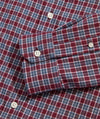 Kendrick Check Tech Twill Shirt in Crimson by Vineyard Vines