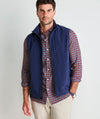 Kendrick Check Tech Twill Shirt in Crimson by Vineyard Vines