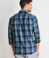 Brant Point Plaid Tech Twill Shirt in Moonshine by Vineyard Vines