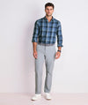 Brant Point Plaid Tech Twill Shirt in Moonshine by Vineyard Vines
