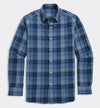 Brant Point Plaid Tech Twill Shirt in Moonshine by Vineyard Vines