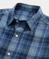 Brant Point Plaid Tech Twill Shirt in Moonshine by Vineyard Vines