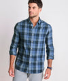 Brant Point Plaid Tech Twill Shirt in Moonshine by Vineyard Vines