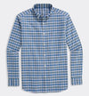 Faraway Plaid Performance Cotton Shirt in Balsam by Vineyard Vines