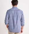 Faraway Plaid Performance Cotton Shirt in Summer Evening by Vineyard Vines