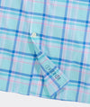 Performance Coconut Key Plaid Featherweight Shirt in Sea Splash by Vineyard Vines
