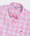 Performance Coconut Key Plaid Featherweight Shirt in Cotton Candy by Vineyard Vines