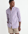 Performance Higgs Beach Plaid Backbay Shirt in Mariner by Vineyard Vines