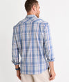 Performance Beachcomber Plaid Backbay Shirt in Summer Evening by Vineyard Vines