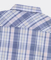 Performance Beachcomber Plaid Backbay Shirt in Summer Evening by Vineyard Vines