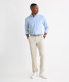 Performance Coral Reef Gingham Featherweight Shirt in Jake Blue by Vineyard Vines