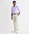 Performance Coral Reef Gingham Featherweight Shirt in Lavender Sky by Vineyard Vines