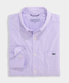 Performance Coral Reef Gingham Featherweight Shirt in Lavender Sky by Vineyard Vines