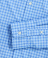 Performance Lemon Shark Gingham Featherweight Shirt in Jake Blue by Vineyard Vines
