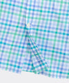 Performance Mangrove Tattersall Featherweight Shirt in Turqs by Vineyard Vines