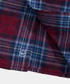 Performance Tech Twill Plaid Shirt in Coastal Crimson by Vineyard Vines