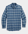 Performance Tech Twill Plaid Shirt in Tradewinds by Vineyard Vines