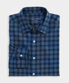 Performance Tech Twill Plaid Shirt in Blue Blazer by Vineyard Vines