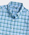 Performance Plaid Featherweight Shirt in Seacliff Blue by Vineyard Vines