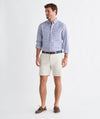 Performance Cotton Tattersall Shirt in Brackish Blue by Vineyard Vines