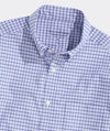 Performance Cotton Tattersall Shirt in Brackish Blue by Vineyard Vines