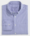 Performance Cotton Tattersall Shirt in Brackish Blue by Vineyard Vines