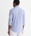 Performance Cotton Tattersall Shirt in Lavender Sky by Vineyard Vines