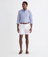 Performance Cotton Tattersall Shirt in Lavender Sky by Vineyard Vines