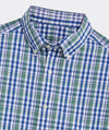 Performance Cotton Audubon Plaid Shirt in Olive Dusk by Vineyard Vines