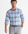 Performance Plaid Featherweight Shirt in Lowcountry Loden by Vineyard Vines