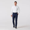 Leeward Long Sleeve Dress Shirt in White Solid by Mizzen+Main