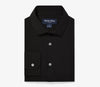 Leeward Long Sleeve Dress Shirt in Black Solid by Mizzen+Main