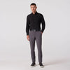 Leeward Long Sleeve Dress Shirt in Black Solid by Mizzen+Main