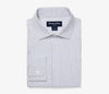 Leeward Long Sleeve Dress Shirt in White Navy Mini Grid by Mizzen+Main