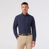 Leeward Long Sleeve Dress Shirt in Navy Solid by Mizzen+Main