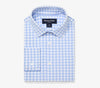 Leeward Long Sleeve Dress Shirt in Light Blue Gingham by Mizzen+Main