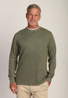 Jackson Ultra Soft-Ribbed Knit in Agave by True Grit