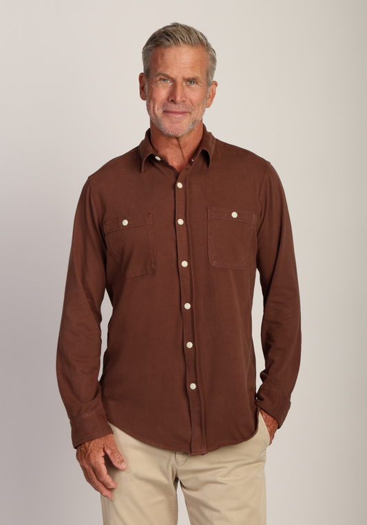 Vince Sueded Knit in Chocolate by True Grit
