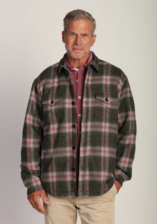 Jackson Summit Shirt Jacket in Brick by True Grit