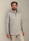Daybreak Performance Quarter-Zip in Soft Brown by True Grit