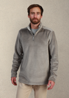 Apres Lux Sueded Corduroy Quarter-Zip in Heather by True Grit