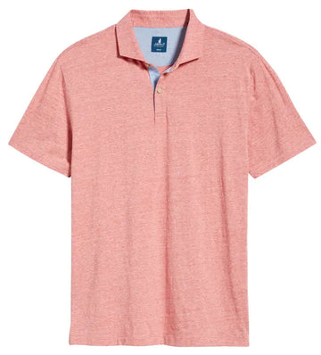 Starnes Heathered Blend Polo in Slate Rose by Johnnie-O