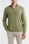 Tahoe Quarter Zip in Thyme by Johnnie-O