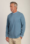 Jackson Ultra Soft-Ribbed Knit in Mineral Blue by True Grit
