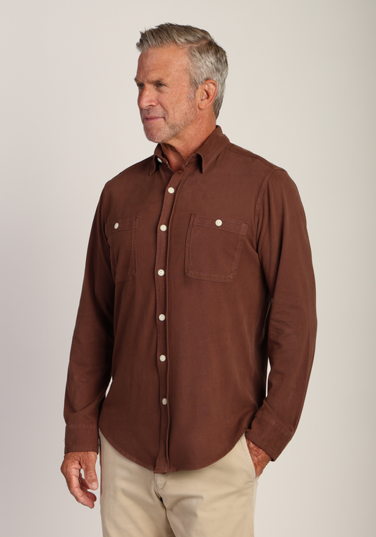 Vince Sueded Knit in Chocolate by True Grit